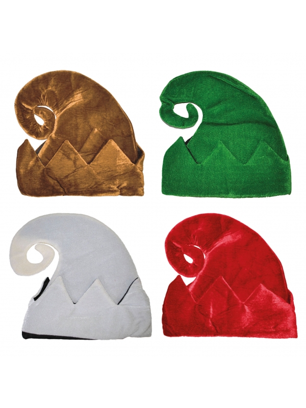 Bonnet De Père Noël Vert En Peluche - Taille Unique Pour Adulte Et Enfant - Pour Fêtes, Déguisement, Décoration