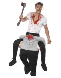 Déguisement porté par un mort sans tête