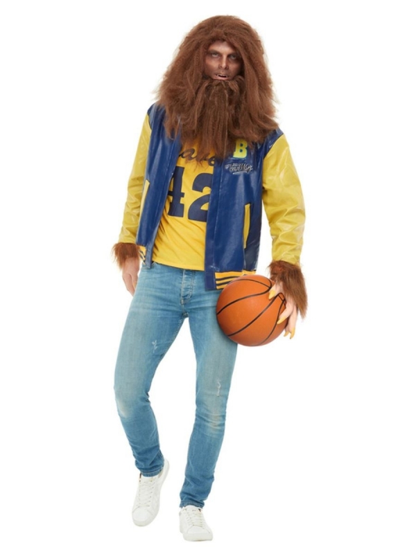 Déguisement de loup-garou adolescent ™ avec perruque, barbe et gants