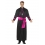 Déguisement cardinal homme noir & fushia