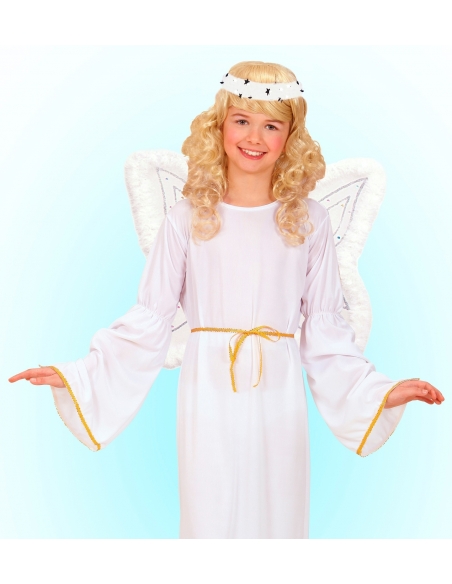 Set Ange pailleté avec auréole et ailes modulables