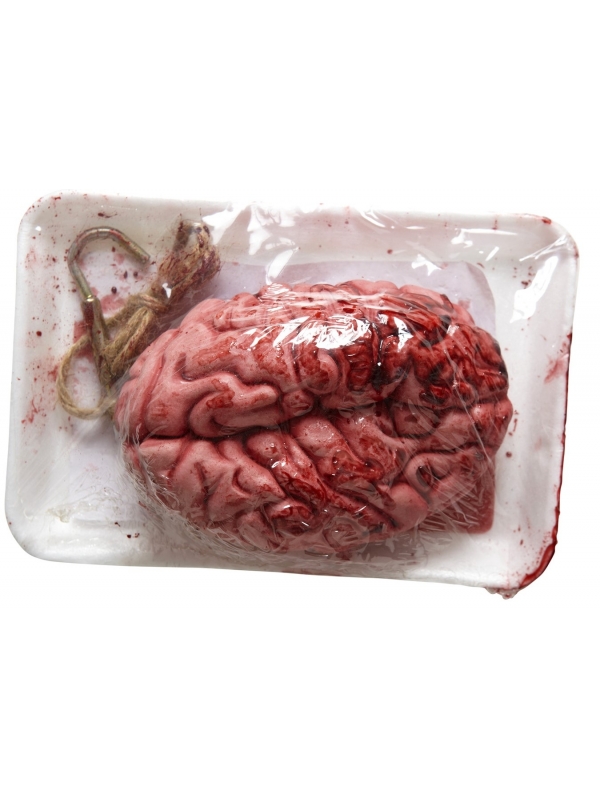 Cerveau humain emballé ou a suspendre - Halloween