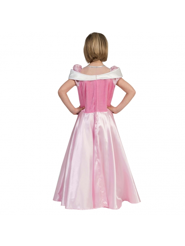 Robe Princesse rose pour fille du 2 au 12 ans