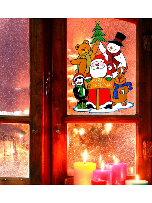 Autocollant décoration de Noël de 40 cm