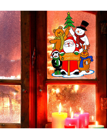 Autocollant décoration de Noël de 40 cm