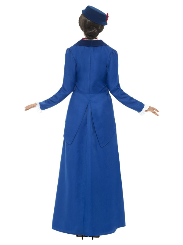 Déguisement nounou anglaise adulte (robe et chapeau)