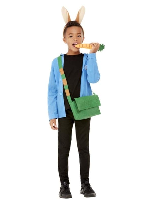 Déguisement Pierre le lapin™ (veste, oreilles, sac & carotte)