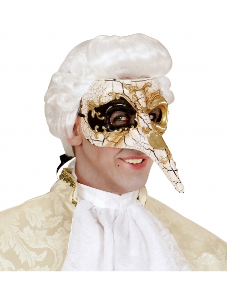 Masque Vénitien de luxe avec long nez