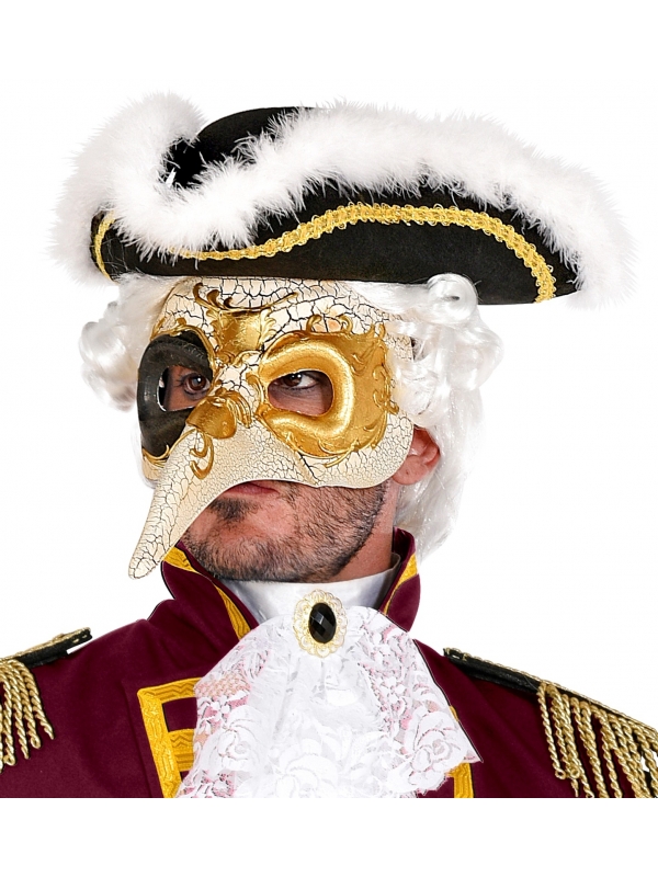 Masque Vénitien de luxe avec long nez