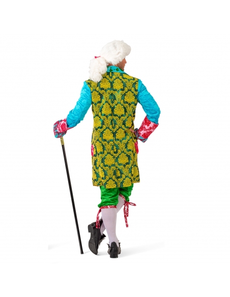 Costume Baroque homme version modernisée couleur fluos