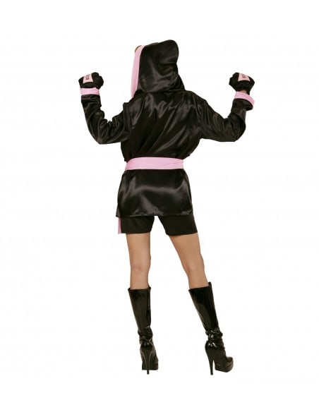 Déguisement Boxeuse femme avec gants de boxe