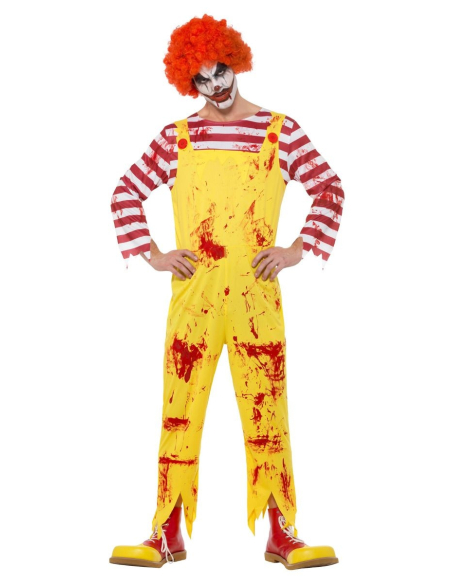 Déguisement Clown Tueur Jaune Adulte (combinaison)
