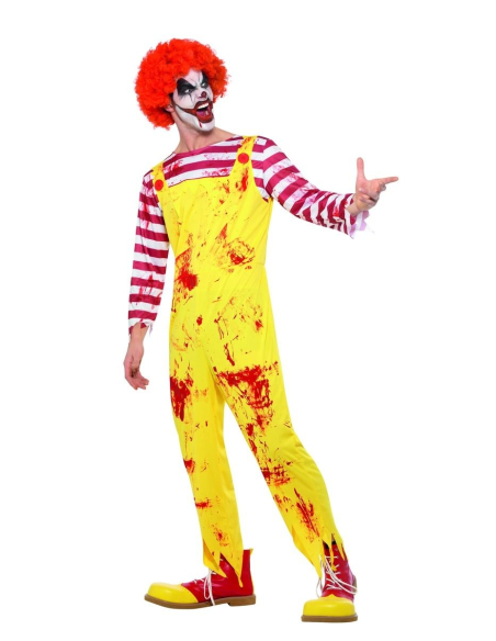Déguisement Clown Tueur Jaune Adulte (combinaison)