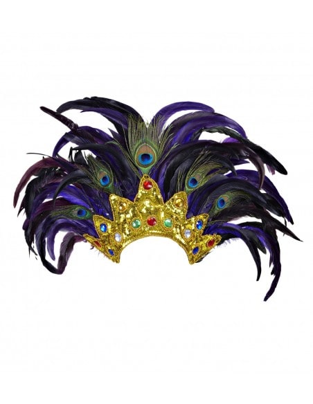 Coiffe Brasilia Show avec plumes et Strass