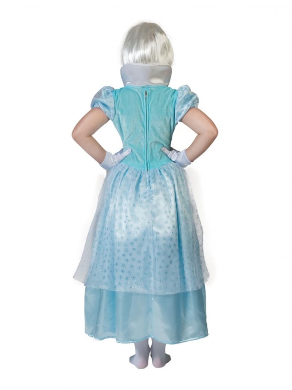 Robe Princesse des glaces bleue fille