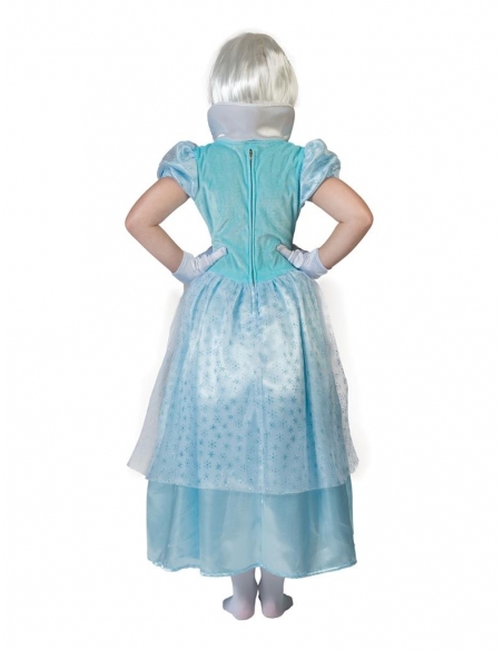 Robe Princesse des glaces bleue fille