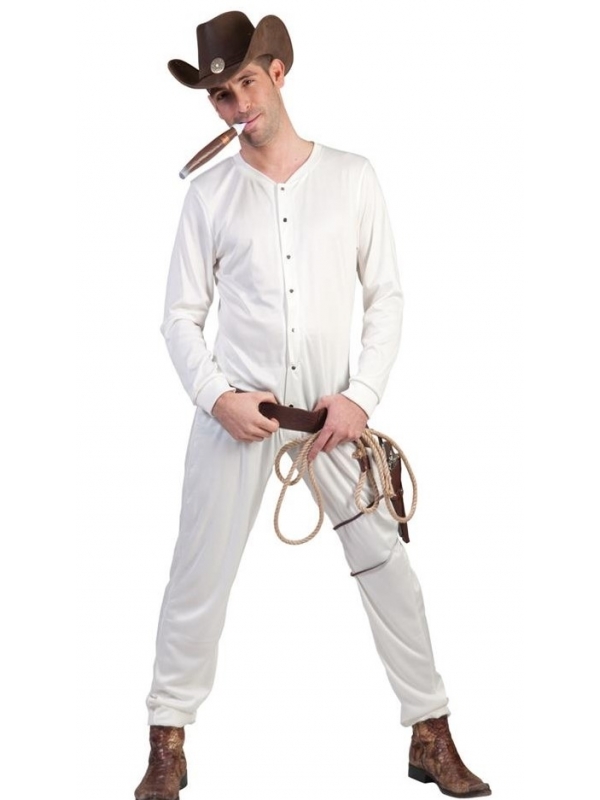 Pyjama Cowboy blanc pour homme