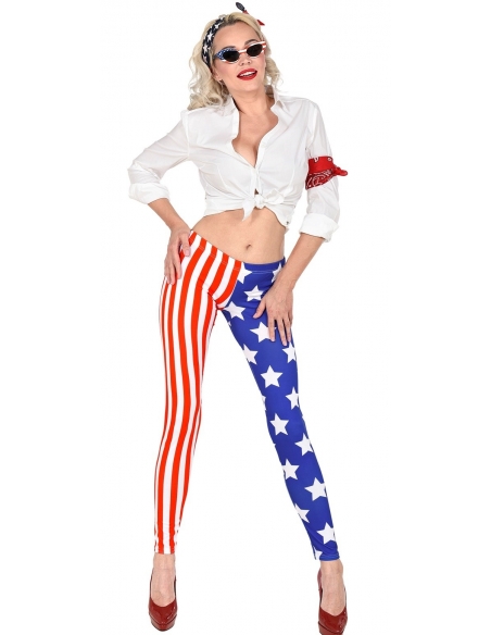Leggins USA femme du S/M au L/XL