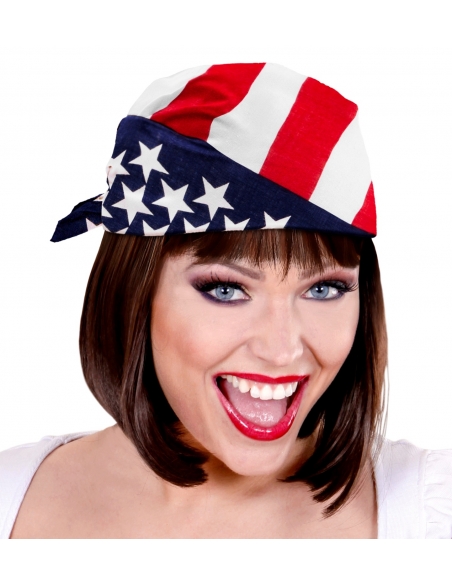 Bandana drapeau USA - 55 X 55 cm
