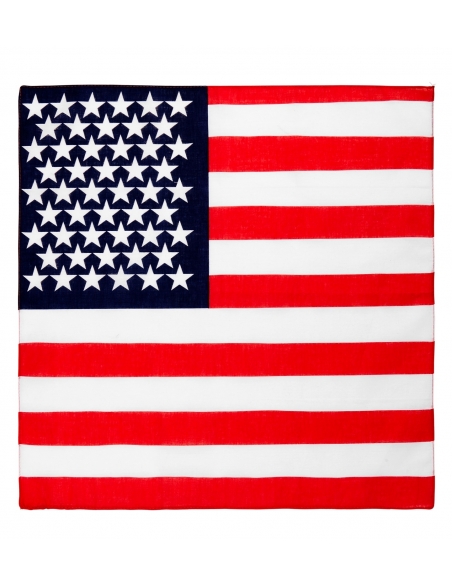 Bandana drapeau USA - 55 X 55 cm