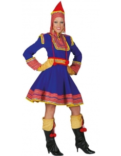 Costume traditionnel de Laponie pour femme Saami