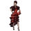 Robe danseuse Flamenco femme rouge à pois noirs