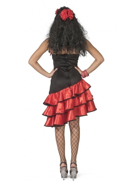 Robe Espagnole femme rouge du S/M au L/XL