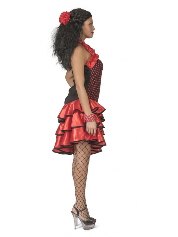 Robe Espagnole femme rouge du S/M au L/XL