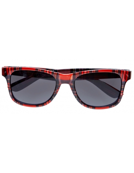 Lunettes tartan rouge pour adulte