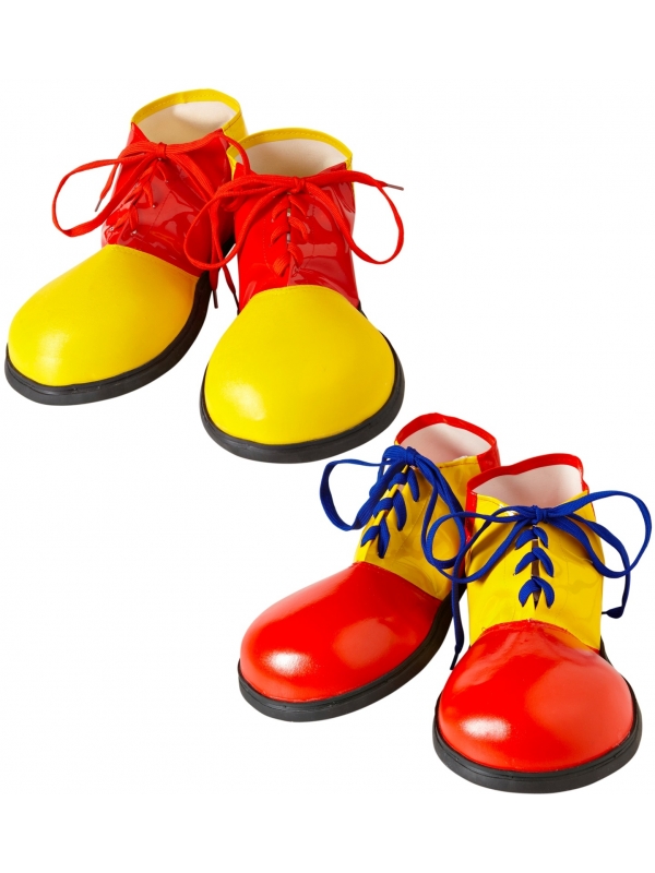 Chaussures de clown pour enfant couleurs assorties