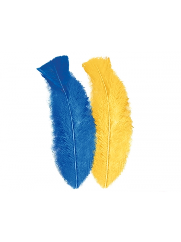 Lot de 50 plumes envi 10 cm plusieurs couleurs