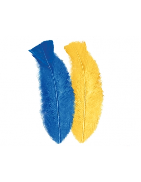 Lot de 50 plumes envi 10 cm plusieurs couleurs