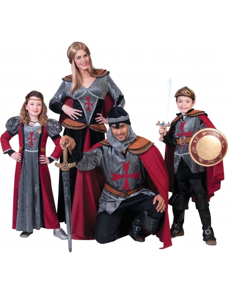 Déguisement chevalier templier garçon