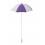 Parapluie clown ou carnaval Dunkerque violet/blanc - 105 cm