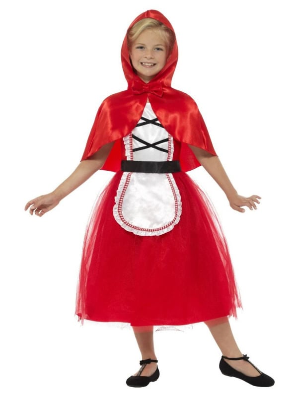 Déguisement petit chaperon rouge enfant (robe et cape)