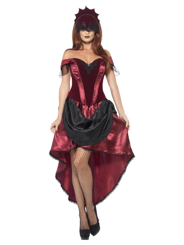 Déguisement Vénitienne sexy (corset, jupe et tiare)