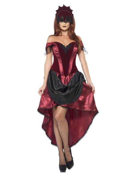 Déguisement Vénitienne sexy (corset, jupe et tiare)