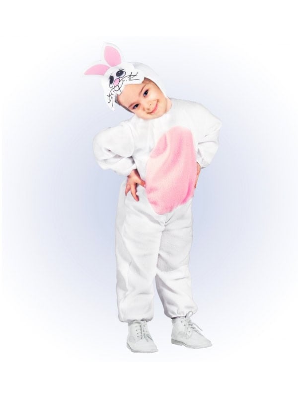 Déguisement lapin blanc du 2/3 au 3/4 ans