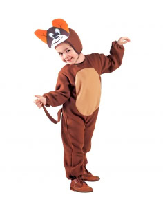 Déguisement souris marron du 2/3 au 3/4 ans