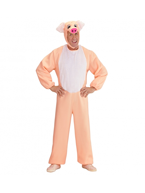 Déguisement Cochon rose pour adulte du S au XL