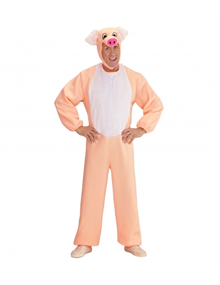 Déguisement Cochon rose pour adulte du S au XL
