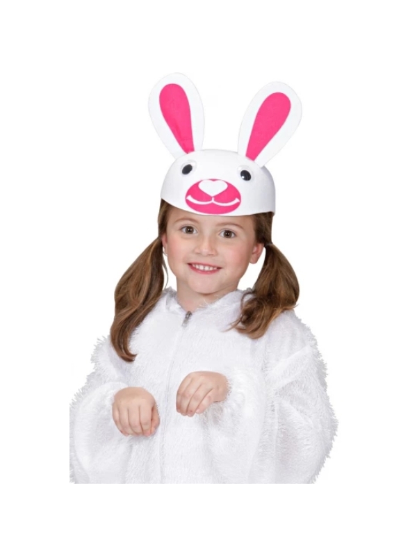 Chapeau tête de lapin en feutre