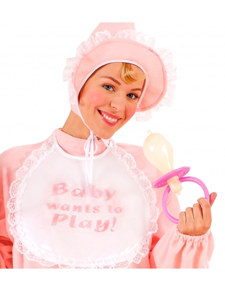 Tétine géante de bébé rose