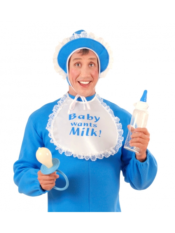 Tétine géante de bébé bleu