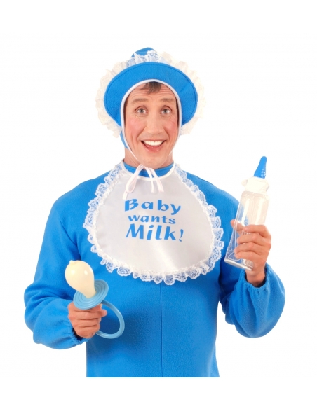 Tétine géante de bébé bleu