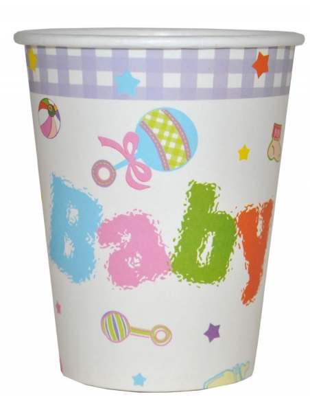 Gobelets en carton Baby Shower