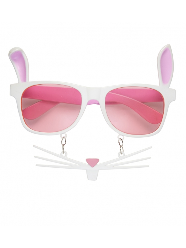 Lunettes lapin avec moustache