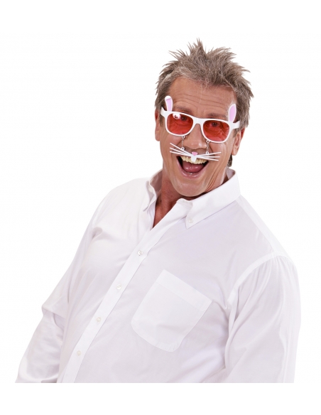 Lunettes lapin avec moustache