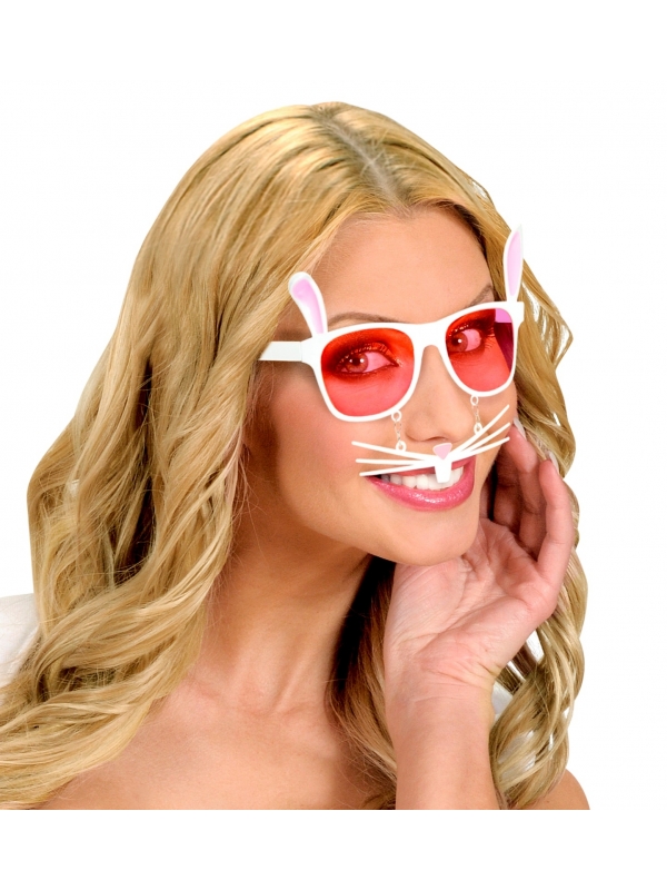 Lunettes lapin avec moustache