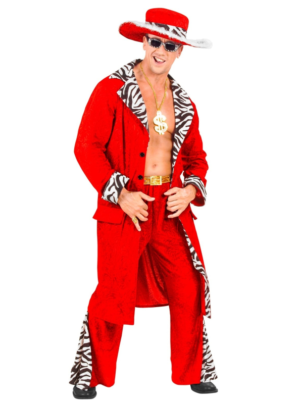 Déguisement Mac Velours rouge Homme (complet)